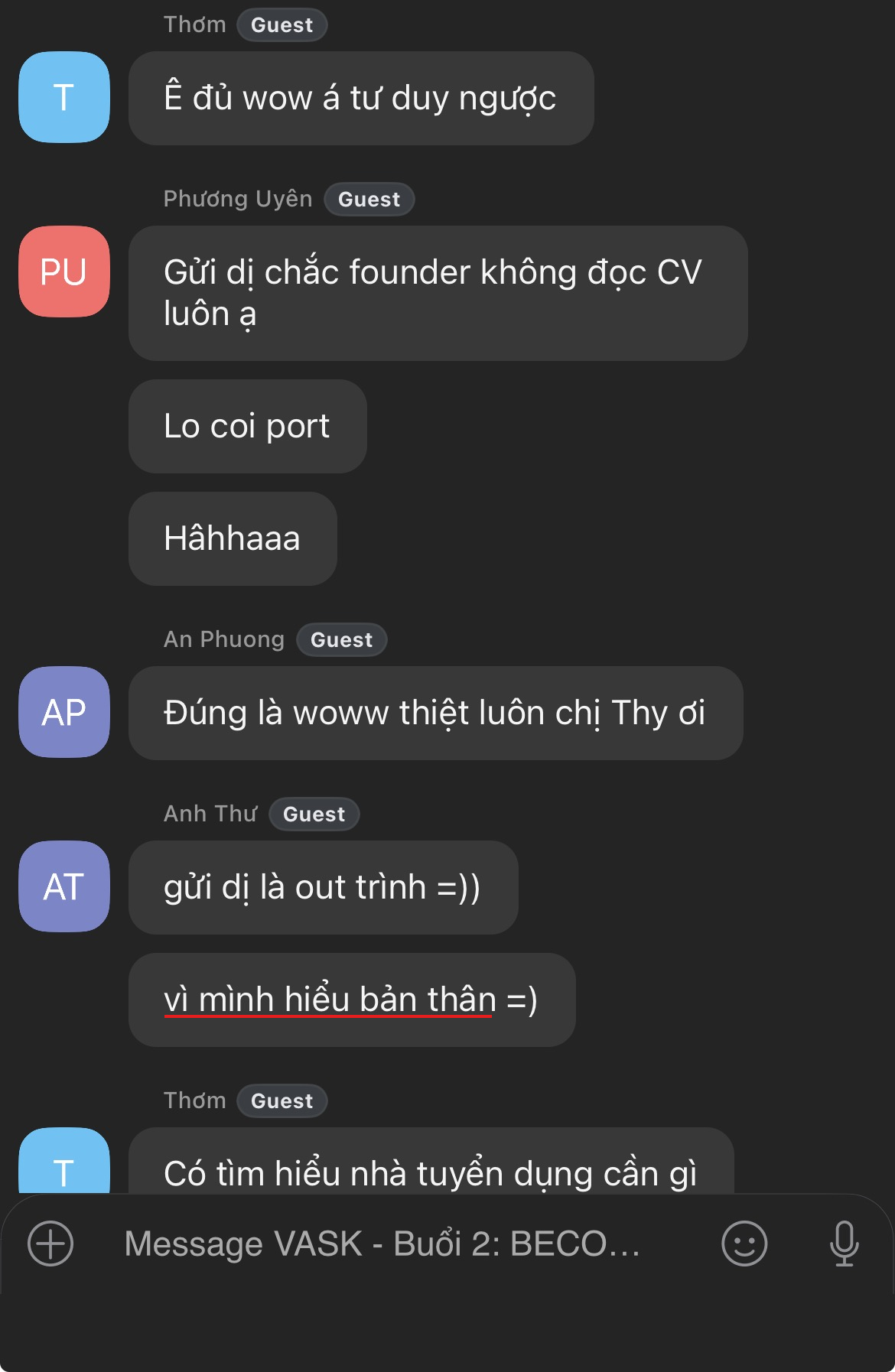 Live feedback 6